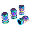 RENPA Titanium Alloy Air Valve Caps (Aurora 4 Pack)
