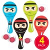 Baker Ross AC849 Ninja Paddle Bat and Ball, For Kids