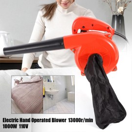 110V 1000W Electric Hand Operated Air Blower Computer Dust Cleaner Red US