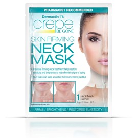 Dermactin-TS Crepe Be Gone Firming Neck and Decollete Cream 3 oz with Three (3) Firming Neck Masks Set