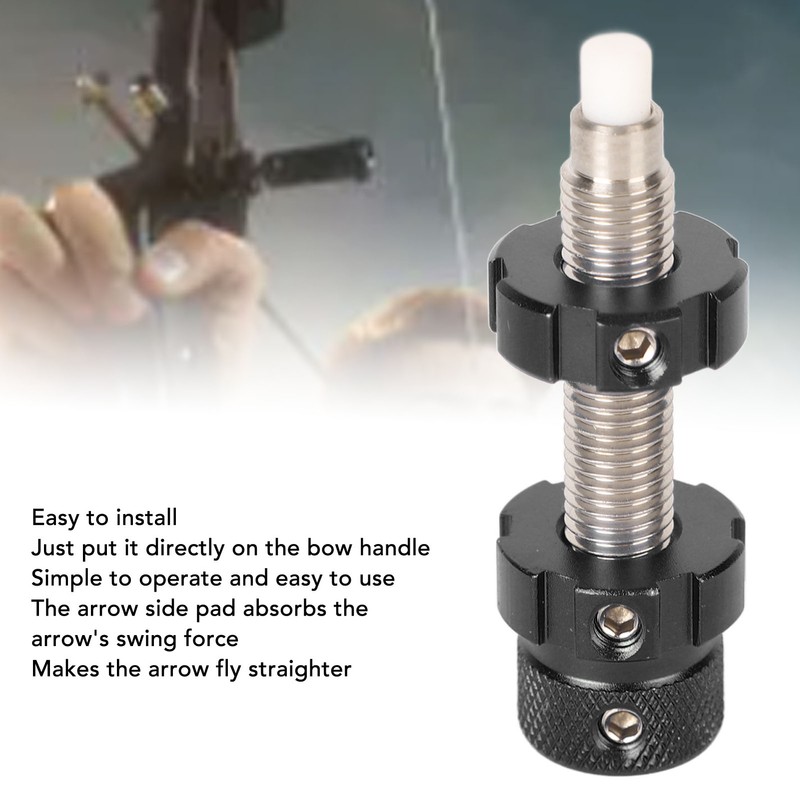 Archery Cushion Plunger Universal Aluminum Alloy Spring Loaded Recurve Bow