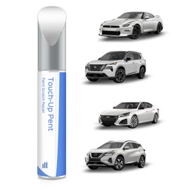 PARTS4EV QM1 Cloud White/Fresh Powder Touch Up Paint Compatible with Nissan Exact Match Chips and Nicks Touch Up