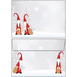 61075-C6 Envelopes Christmas Gnome DIN C6 without Window 25 Envelopes Pack of 25