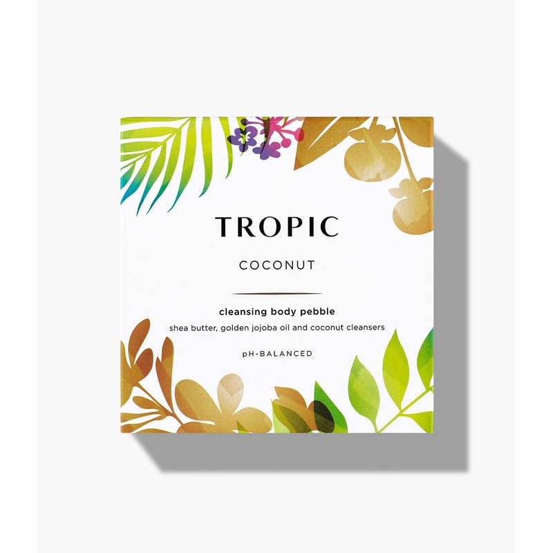 Tropic Skincare Ltd. CLEANSING BODY PEBBLE, Coconut