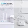 Galvanox Cargador de cepillo para polvo de dientes eléctrico dual