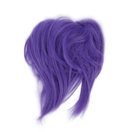 Messy Bun Ponytail Hairpiece, 4 Colours, Women, Girls, Ponytail Hairpieces Accessories, Soft and Fluffy Hair Extension Knot (Purple)