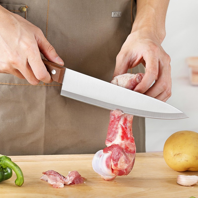 OLULU 8 inch Chef Knife, Razor Sharp Kitchen Knife with