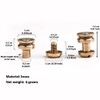 Studs Rivets for Leather, 4mm Studs Heights, Premium Brass Bullet-Shaped