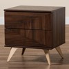 Baxton Studio Graceland 18.9-inch W x 15.7-inch D Nightstand with