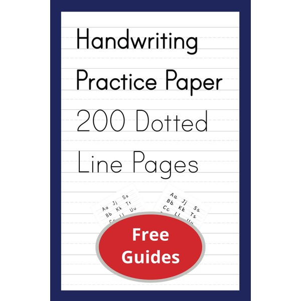Handwriting Practice Paper for Kids and Adults: 200 Page Notebook