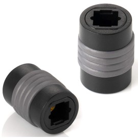 POPPSTAR 2 x Toslink Adapter (Toslink Female to Female) Extension for Toslink