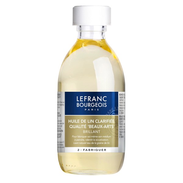 Lefranc & Bourgeois Purified Linseed Oil Paint 250ml Bottle