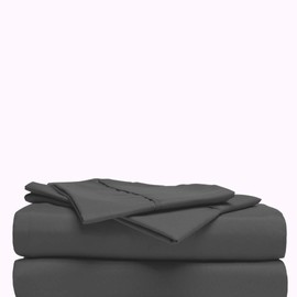 Pampered By Porsha Luxurious Sheet Set, Gray (King)