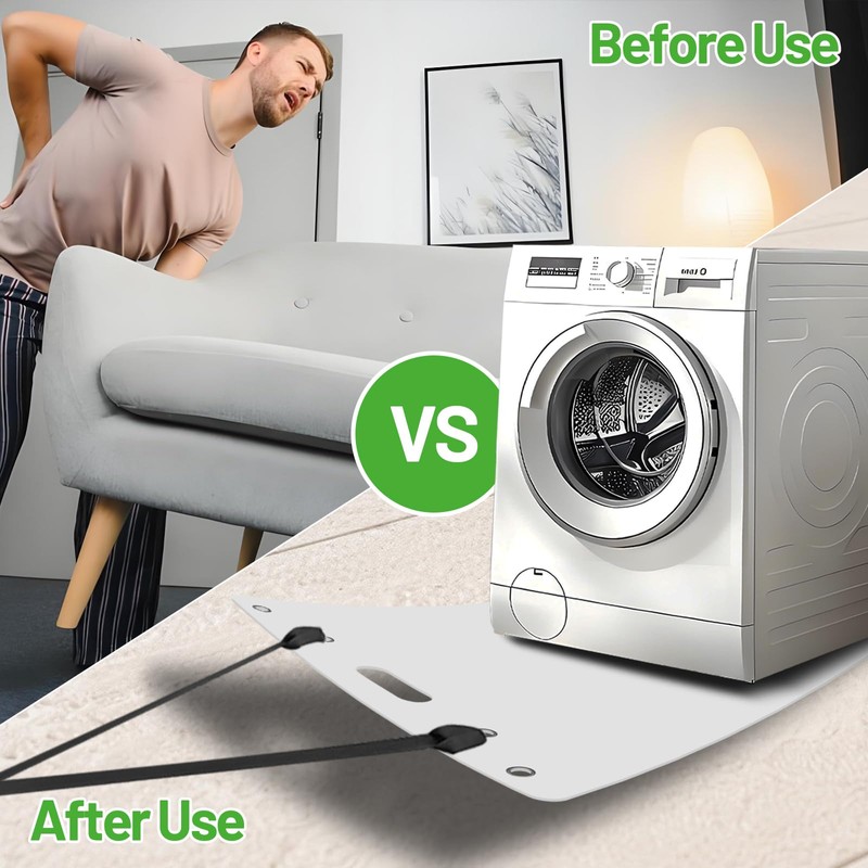 TOPGOT Large Appliance Slider with Pull Strap,Furniture Moving Sliders for