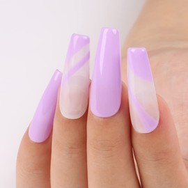 AIMEILI Soak Off U V LED Gel Nail Polish - Neon Lavender (060) 10ml