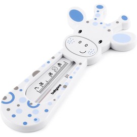 Baby Safe Floating Bath Thermometer Giraffe - White/Blue
