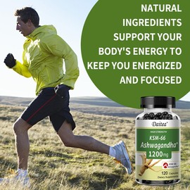 Daitea KSM-66 Ashwagandha health Supplement,Supports energy, vitality, and endurance，Supports healthy sleep