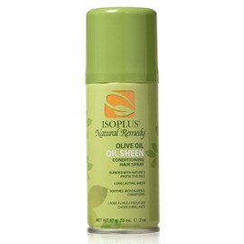 Isoplus Natural Remedy Olive Oil Sheen Hair Spray 2 Oz,Pack of 3