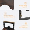 Foldable Toilet Stool, 6" and 7" Wood Poop Stool for