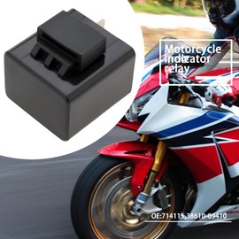 EMSea 2 x 12 V Indicator Relay 2 Pin Motorcycle LED Indicator Indicator Compatible with Honda CBR 125 R Europe 2004-2011 714115 38610-09410