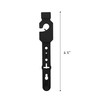 SSWBasics Black Plastic Belt Hangers - Pack of 100