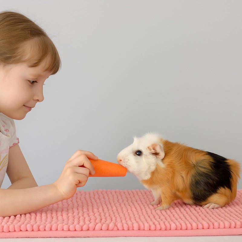 6 Pcs Guinea Pig Fleece Cage Liners, 16 x 24