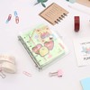 YFFSFDC Personal Organizer, A7, PVC, Binder, Mini 6-Hole Notebook, Pocket