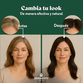 HERBATINT, Coloración Permanente para Cabello en Gel - color CASTAÑO 4N - 170 ml - Sin Amoníaco - 100% Cobertura de Canas - para Pieles Sensibles - co