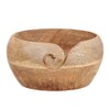 Gift for Women Wooden Knit Picker Yarn Bowl 7"X3" Holder