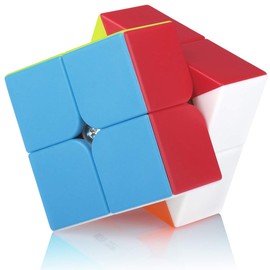 Maomaoyu 2x2 2x2x2 Cube,Speed Magic Cube 2x2,Easy Turning 3D Puzzle Cube Games Toys Presents for Kids Adults(Stickerless)