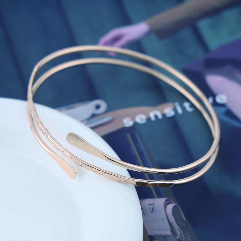 Inateannal Boho Upper Arm Cuff Bracelet Gold Upper Arm Wrap