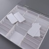 Nail Storage Box Adjustable Nail Colour Cards Display Box for