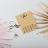 KUIYAI Ruby Slipper Keychain, Musical Inspired Gift, Magic Star Wand
