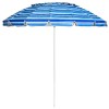 8 Ft UV Protected Beach Umbrella with 16-Ribbed Windproof FrameColor: