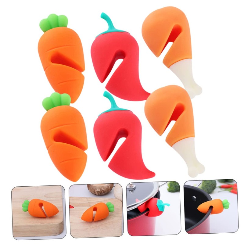 Ciieeo 1set Spill Lifters Cartoon Pot Boil Stoppers for Cooking