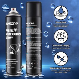 Maitys 4 Pcs Tent Waterproofing Spray, 10.15 OZ Outdoor Waterproofing Repellent Spray for Tents, Fabric, Camping Tent Camp