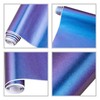 AuMoHall Purple Blue Chameleon Glossy Car Vinyl Wrap Sticker Sparking