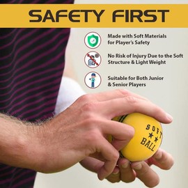 ADS SPORTS Soft Cricket Balls For Practice & Excellent Training & Skills Cricket Balls For All Age Players Senior & Junior (Junior, White)