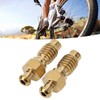 2Pcs Disc Brake Bleeder Screw Titanium Alloy M6 Rust Resistance