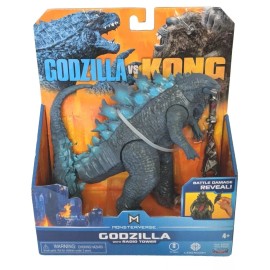 Playmates Toys Godzilla vs Kong Godzillla with Radio Tower & Kong with Battle Axe Figures NEW