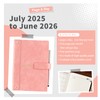 Mljtoyo Academic Diary 2025-2026,A5 Page a Day 2025-2026 Diary,Hardcover Organiser