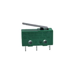 5Pcs Green KW4-3Z-3 SPDT 5A 250V Micro Limit Switch Lever for 3D Printer