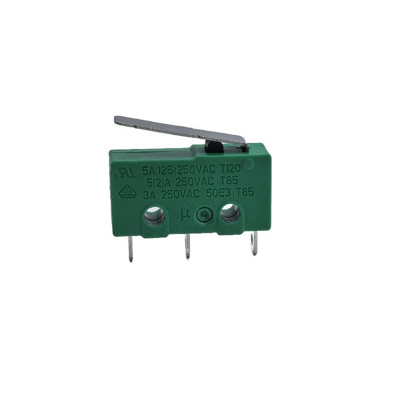 5Pcs Green KW4-3Z-3 SPDT 5A 250V Micro Limit Switch Lever