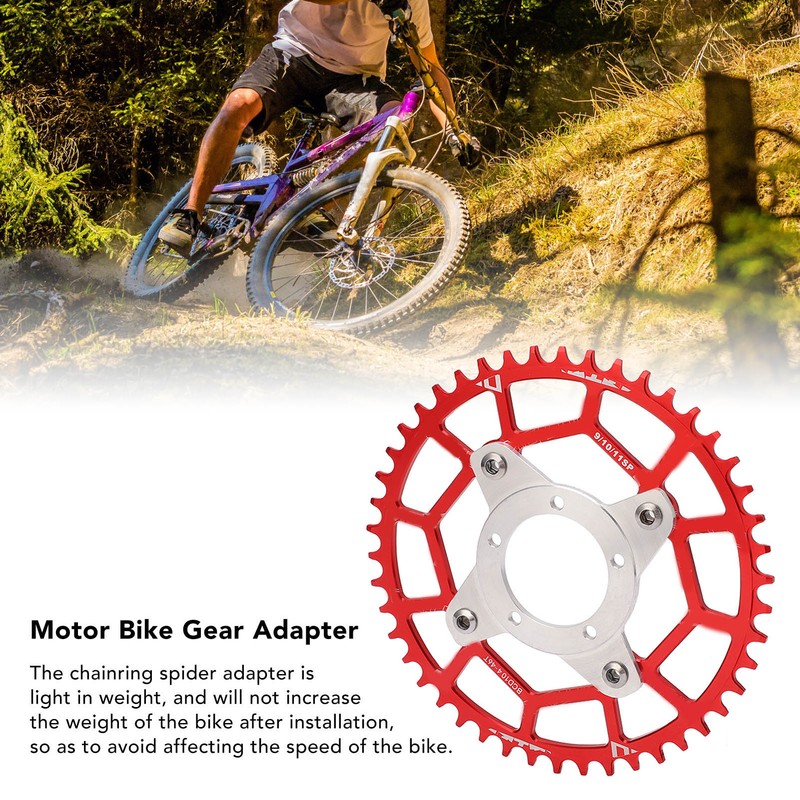 Motor Bike Gear Adapter High Hardness Accurate 46T 104BCD Sprocket
