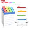 Neando 4’’x6’’ Index Card Holder, Acacia Index Card Box, Index