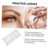 WOONEKY Practice Eyelash Extensions Pairs False Lashes Natural Look for