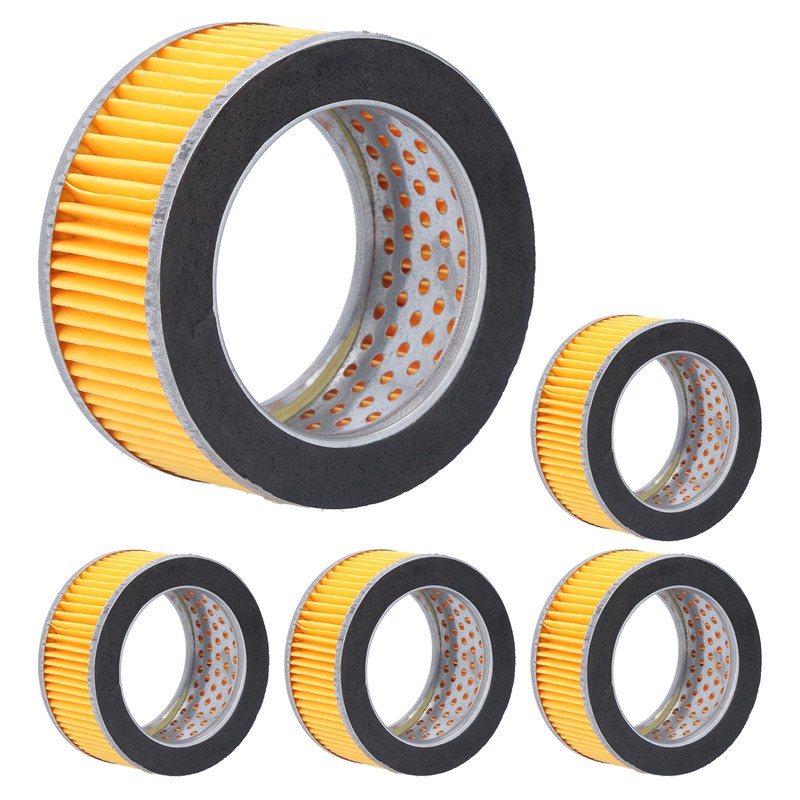 5Pcs Piston Air Compressor Filter Inner Element Inside Silencer Equipment