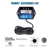 Runleader Small Engine Hour Meter, Digital Tachometer, Maintenance Reminder, Battery
