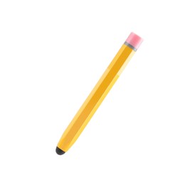 Haohana Children's Tablet Pencil Stylus Pen for Kids, No Charging, Easy to Hold, No Roll, Easy to Grip, Study, Tablet Learning, Kids Stylus Pen (Yellow, Short)