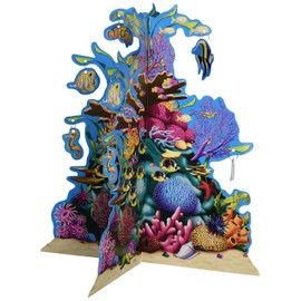 Beistle 3D Coral Reef Centerpiece, 10-Inch,Multicolored